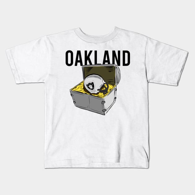 OAKLAND Kids T-Shirt by Anthony Statham